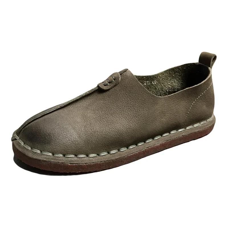 NATURALSTEP™ Men’s Handmade Cowhide Waterproof Barefoot Loafers – Retro Oxford Style 5