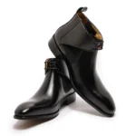 Ultimate UrbanForge™ Hand-Painted Leather Chelsea Lace-Up Boots – Waterproof Men’s Street Style 2