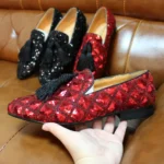 BlingGent™ Stunning Sequin Tassel Loafers – Men’s Luxe Slip‑Ons 3
