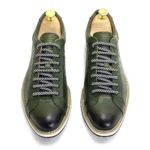 Men’s European CrocPrint Luxury Lace-Up Oxfords | Comfortable Casual Shoes for Spring & Autumn 2