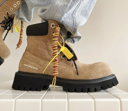 Winter Suede Leather Mating Boots™ – British-Style Ankle Desert Boots for Winter Comfort