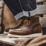 Heritage875™ Men’s Vintage Leather Work Boots – Genuine Cowhide High-Top Winter Ankle Shoes 1