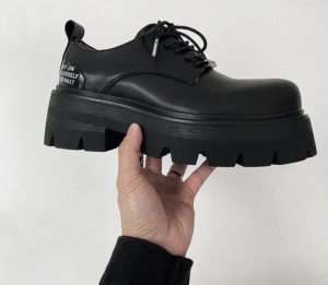 Matsuke Elevate™ 7CM Black Unisex Derby Shoes 3
