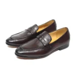 Men’s Genuine Leather Penny Loafers | NobleStride™ Casual Dress Shoes Black Shoes for Men 3