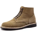 EscapeForge™ Men’s Vintage Yellow Desert Combat Boots – Retro Ankle Outdoor Footwear 6