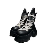 Gothic Rider Platform Boots™ – Unisex High-Top Leather Sneakers 1