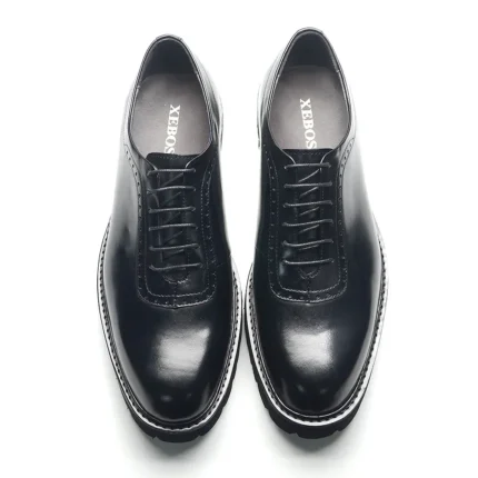 SkyLift™ Genuine Leather Oxford Elevator Sneakers - Top 2 Height-Increasing Oxford Sneakers for Men 2