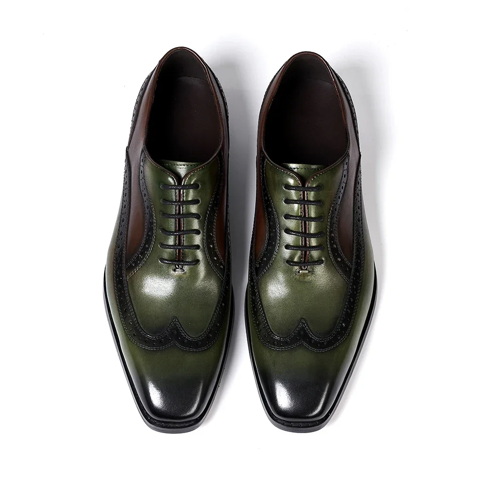 VenetianElite™ Unrivaled Italian Brogue Oxfords – Waterproof Luxury Shoes 5