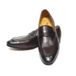 Men’s Genuine Leather Penny Loafers | NobleStride™ Casual Dress Shoes Black Shoes for Men 4
