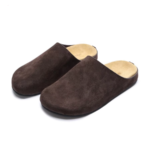 Unisex Summer Cow Suede Birken Slippers – Outdoor Slip-On Sandals with Full Grain Leather Insole 5
