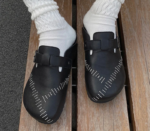 OceanStride™ Men’s Ultimate Patent-Leather Stitched Cork Birken Beach Slippers 4