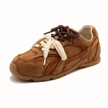 Top 7 Genuine Leather Women Gump Sneakers – AuriaRetro™ Non-Slip Flats Lace-Up Gump Shoes 1