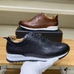 Luxury Men's Genuine Leather Lace-Up Oxfords | Comfortable Casual Sneakers for Spring & Autumn 3