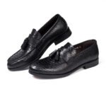 SerpentTassel™ Men’s Snake‑Print Tassel Loafers | Genuine Waterproof Leather Slip‑Ons 15