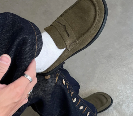 Summer Revival College Loafers™ – Men’s Cow Suede Slip-On Casual Shoes