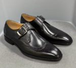 Luxury Wingtip monk strap brogue oxfords | ImperialCraft™ 100% Hand-polished genuine cow leather Shoes 2