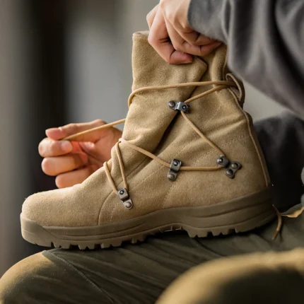IronGuard™ Men’s Vintage High-Top Desert Cowboy Boots – Indestructible Work & Safety Footwear 2