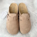 SOLECRAFT™ Soft-Footbed Modern Cork Slippers – Unisex Flat Leather Sandals for Everyday Comfort 6