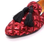 BlingGent™ Stunning Sequin Tassel Loafers – Men’s Luxe Slip‑Ons 5