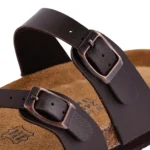 CorkAura™ Autumn Cross-Strap Cork Sandals – Women’s Fashion Buckle Slides for Beach & Casual Wear 4