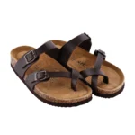 CorkAura™ Autumn Cross-Strap Cork Sandals – Women’s Fashion Buckle Slides for Beach & Casual Wear 3