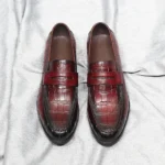 GatorCraft™ Handmade Alligator Penny Loafers – Slip-On Luxury for Any Occasion 5