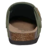 ComfortStep™ Women's Cow Suede Clogs – Cork Footbed Leather Mules with Arch Support & Adjustable Buckle 3
