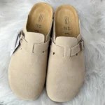 SOLECRAFT™ Soft-Footbed Modern Cork Slippers – Unisex Flat Leather Sandals for Everyday Comfort 5