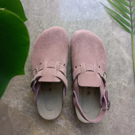 Cork Comfort Clogs™ – Unisex Cow Suede Arch Support Slippers 3