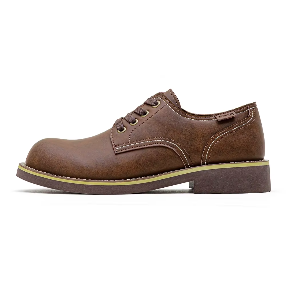 ForgeTrail™ Low-Top Crazy Horse Leather Boots - Top 10 Casual Men’s Leather Work Boots 6
