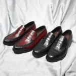 GatorCraft™ Handmade Alligator Penny Loafers – Slip-On Luxury for Any Occasion 2
