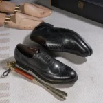 BrogueElite™ Men’s Genuine Leather Wingtip Oxford Lace‑Up Dress Shoes 4