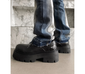 Matsuke Elevate™ 7CM Black Unisex Derby Shoes 6