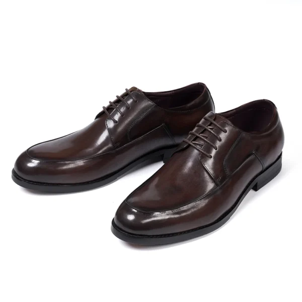 ItalianCraft™ Men’s Handmade Genuine Leather Derby Shoes – Waterproof Business Formal 14