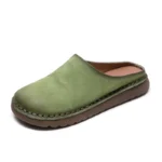 WOMADIA™ Retro Handmade Genuine Leather Summer Mules 2