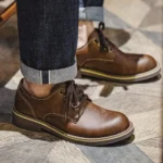 ForgeTrail™ Low-Top Crazy Horse Leather Boots - Top 10 Casual Men’s Leather Work Boots 2