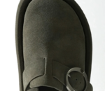 Green Arc Buckle Tire Slippers™ – Unisex Suede Beach Mules 4