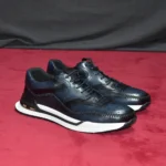UrbanStitch™ Luxury Leather Oxford Sneakers – Designer Casual Trainers for Men 4