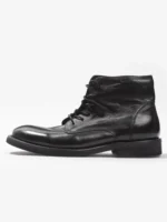 Top 1 Handmade Vintage British Leather Motorcycle Boots – BritCruiser™ Men’s High-Tops 5