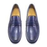 SupremeStride™ Luxury Waterproof Penny Loafers – Genuine Leather Men’s Elite Slip-Ons 2