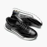 UrbanStitch™ Luxury Leather Oxford Sneakers – Designer Casual Trainers for Men 5