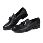 ItalianCrafters™ Men’s Italian-Style Tassel Loafers – Waterproof Cow Leather Slip-Ons 4