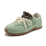 Top 7 Genuine Leather Women Gump Sneakers – AuriaRetro™ Non-Slip Flats Lace-Up Gump Shoes 2