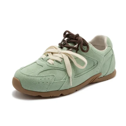 Top 7 Genuine Leather Women Gump Sneakers – AuriaRetro™ Non-Slip Flats Lace-Up Gump Shoes 2