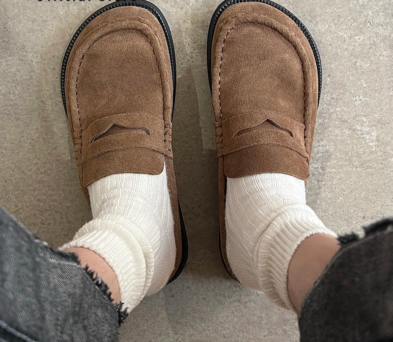 Summer Revival College Loafers™ – Men’s Cow Suede Slip-On Casual Shoes 5