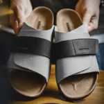 5-Star CorkNova™ Ultimate Retro Color-Block Cork Mules – Men’s Adjustable Summer Slide-On Sandals 1