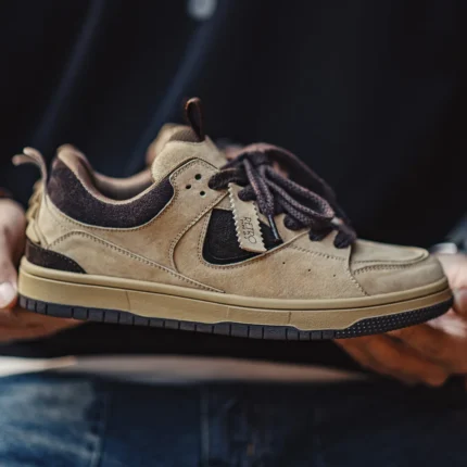 StreetForm™ Vintage Skate Sneakers – Color-Block Cool with Chunky Comfort 2