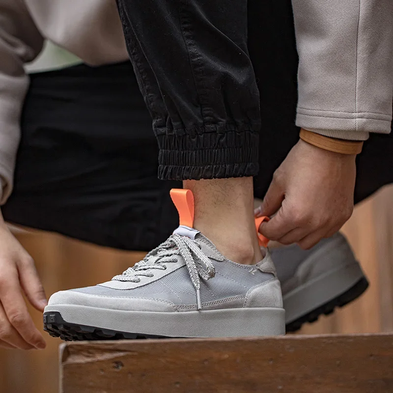 SPRINGRUNNER™ Vintage Jogging Shoes – Men’s Casual Breathable Trainers, Low-Top Synthetic Sneakers for Spring & Autumn 6