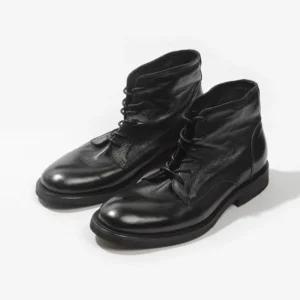 Top 1 Handmade Vintage British Leather Motorcycle Boots – BritCruiser™ Men’s High-Tops 8