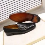 Genuine Men's Handmade Leather Monk Strap Loafers | RegalStride™ 6